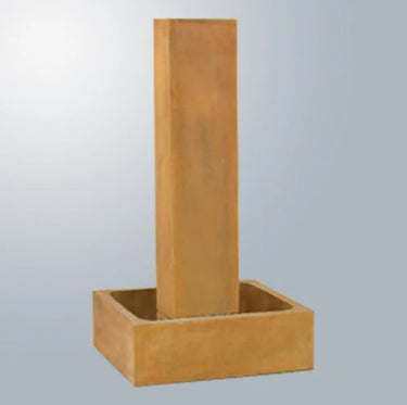 Giannini Garden Smooth Pilar Fountain Tall With No Ball